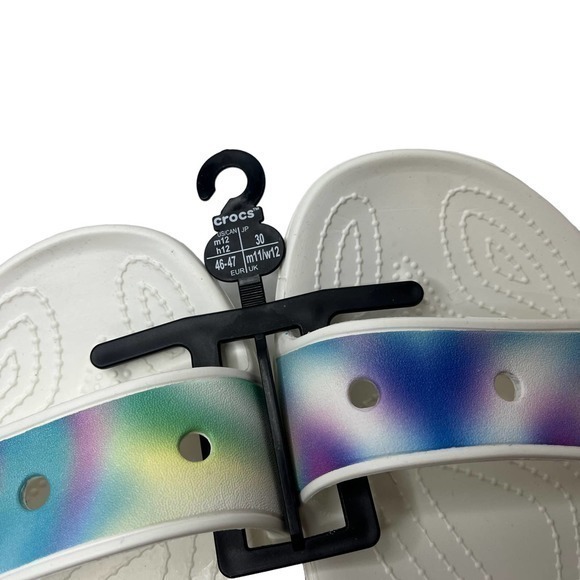 Crocs Classic‎ Solarized Two Strap Sandals Men's Size 12 NWT  Multicolor - Picture 3 of 5